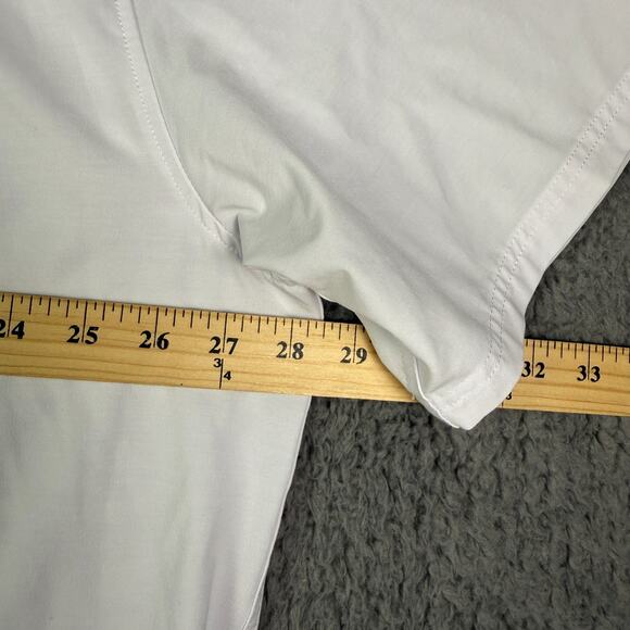 Huk Kona Shirt Mens 3XL White Fishing Performance Stretch Button Down Solid - Picture 7 of 9